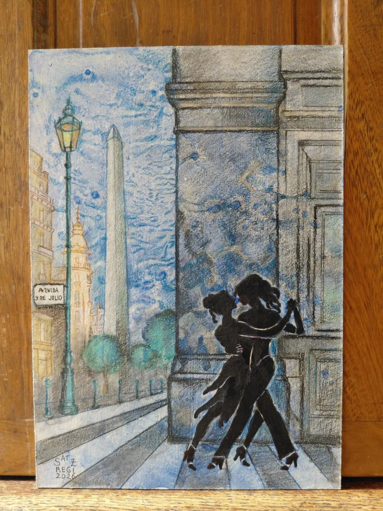 Obra «Al compás de un tango» de Regina Satz