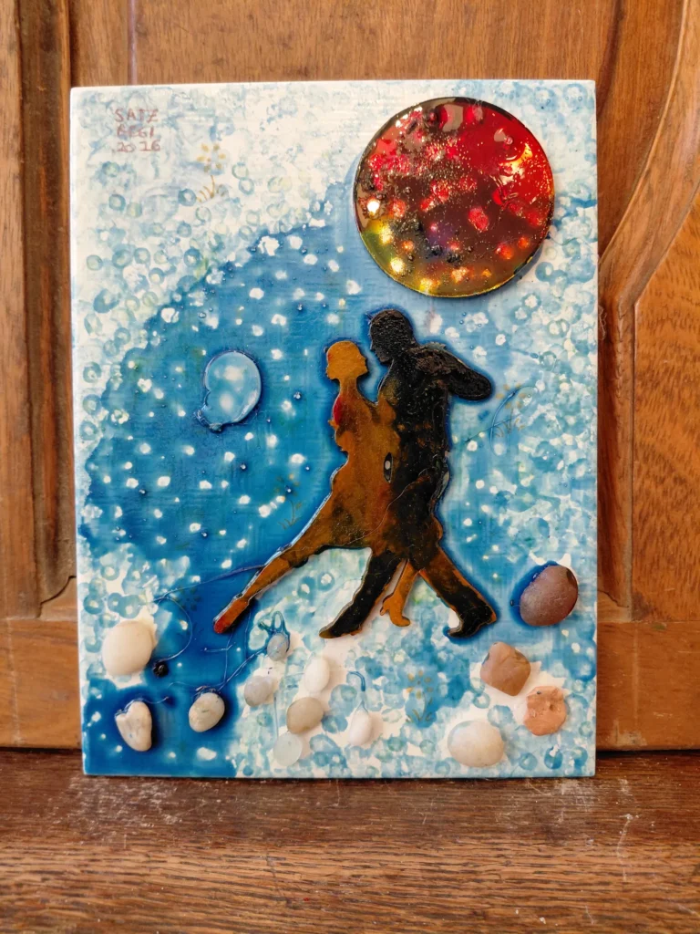 Obra «Gota de lluvia» de Regina Satz